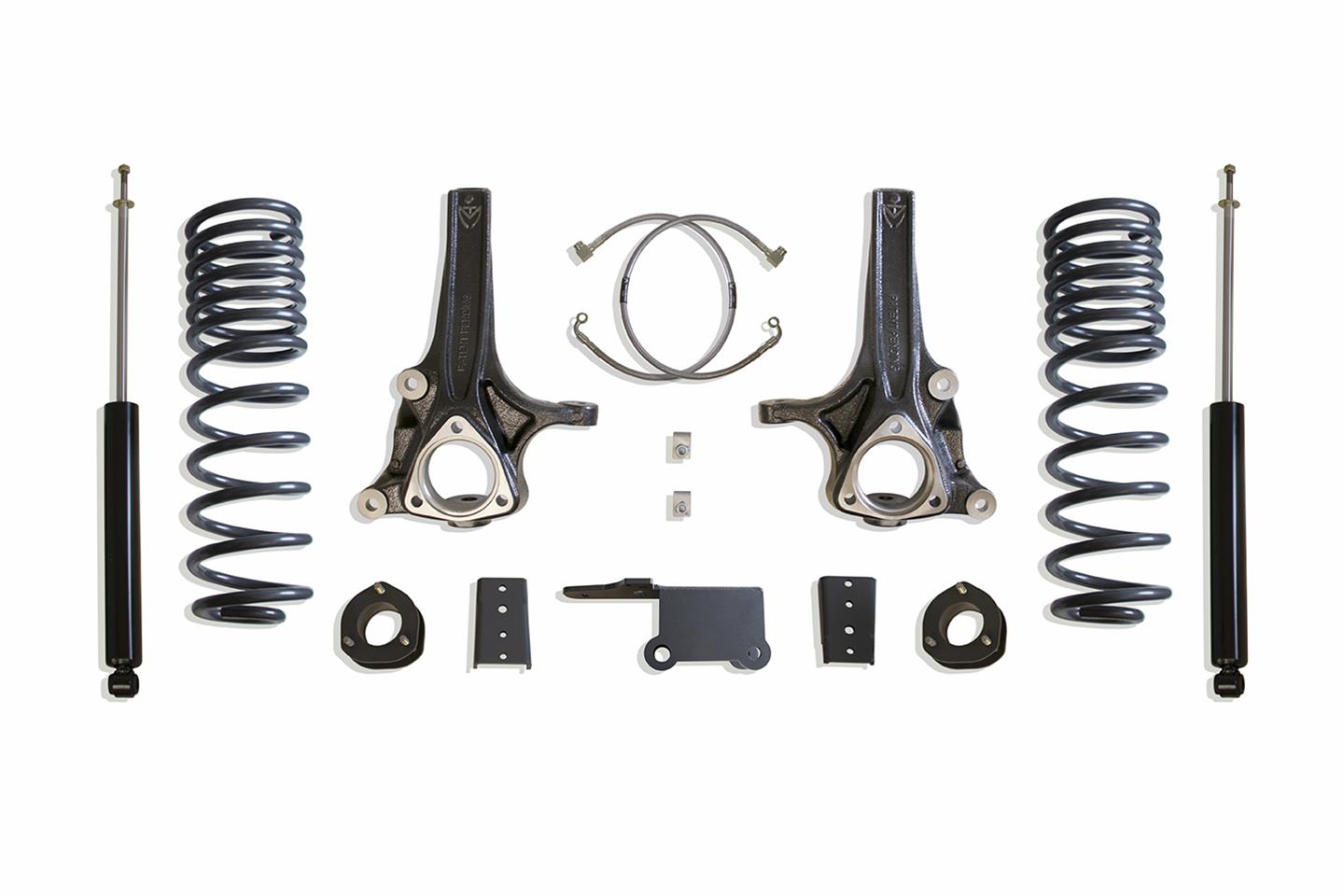 MaxTrac 7" F/4" R Suspension Lift Kit 19-up Ram Truck 1500 4wd - Click Image to Close